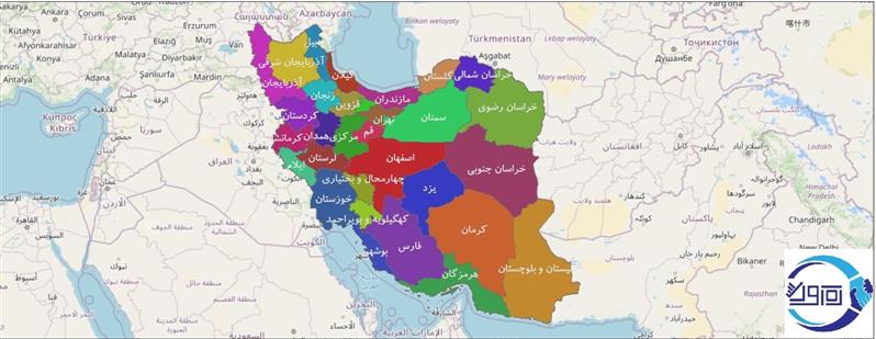 تقسیمات جغرافیایی استان قم