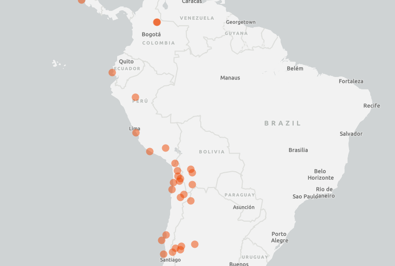 بارگذاری لایه نقشه از فایل CSV به کمک ARCGIS API