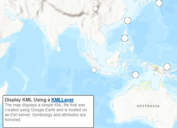 نمایش فایل KML بر روی نقشه به کمک Arcgis API