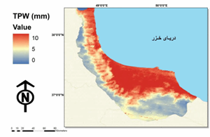 ارزیابی تولیدات ماهوارهای آب قابل بارش از سنجنده ی مادیس با داده های زمینی