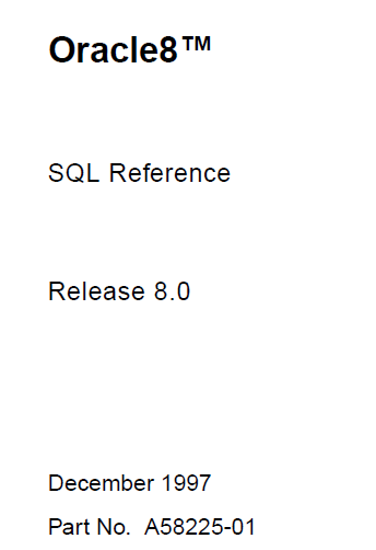 Oracle8