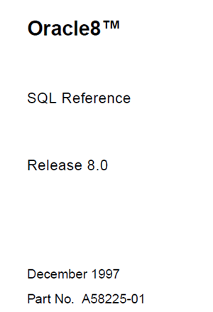 Oracle8