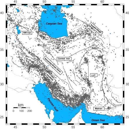 نگرشی نوین بر پتانسیل لرزه خیزی کشوربا استفاده از ایستگاه های دائمی GNSS
